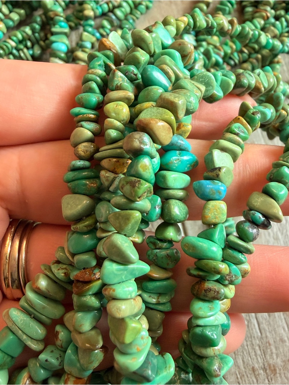 Needs REPAIR Jay King DTR mine finds sterling silver strand turquoise necklace - Picture 11 of 12